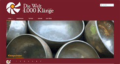 Desktop Screenshot of 1000-klaenge.de